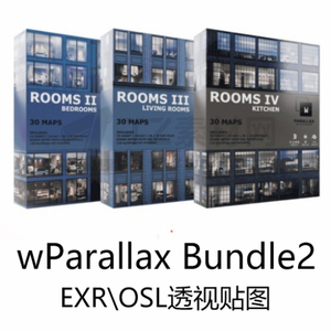 wParallax Bundle2 EXR\OSL透视贴图