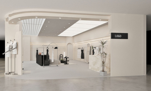 现代服装店专卖店3D模型
