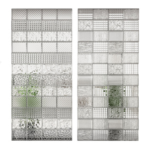 现代玻璃砖3D模型 