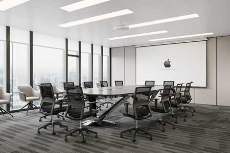 现代会议室su模型