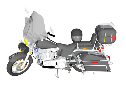 摩托车，SU模型