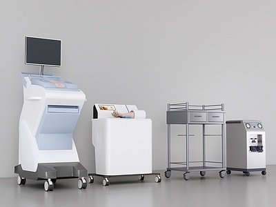 医疗仪器器械组合SU模型