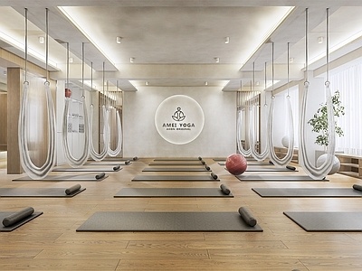 侘寂瑜伽室SU模型