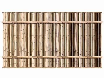  中式竹篱笆  