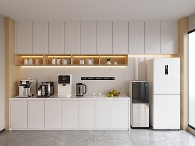 现代办公茶水间 