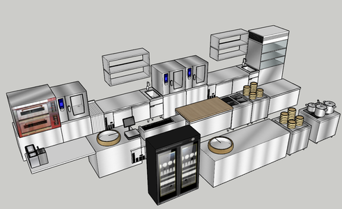 餐饮厨房设备，消毒柜，蒸屉，不锈钢锅，收银台，后厨设备，烤箱