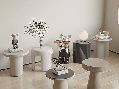 现代边几角几组合SU模型