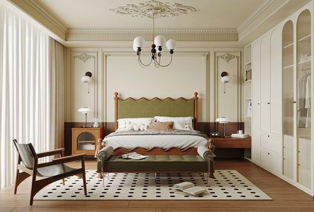 -法式复古风卧室