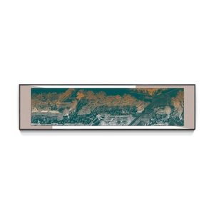 新中式装饰画 挂画  新中式横幅挂画装饰画贴图(286)