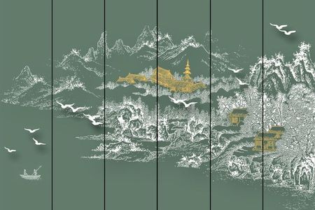 新中式装饰画 挂画  (260)