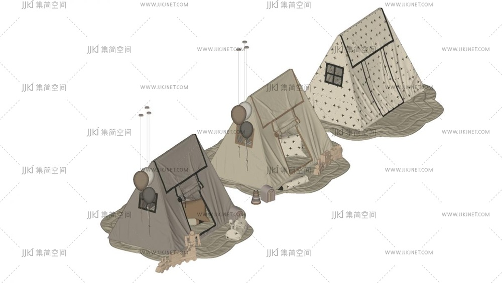 帐篷_创意儿童床