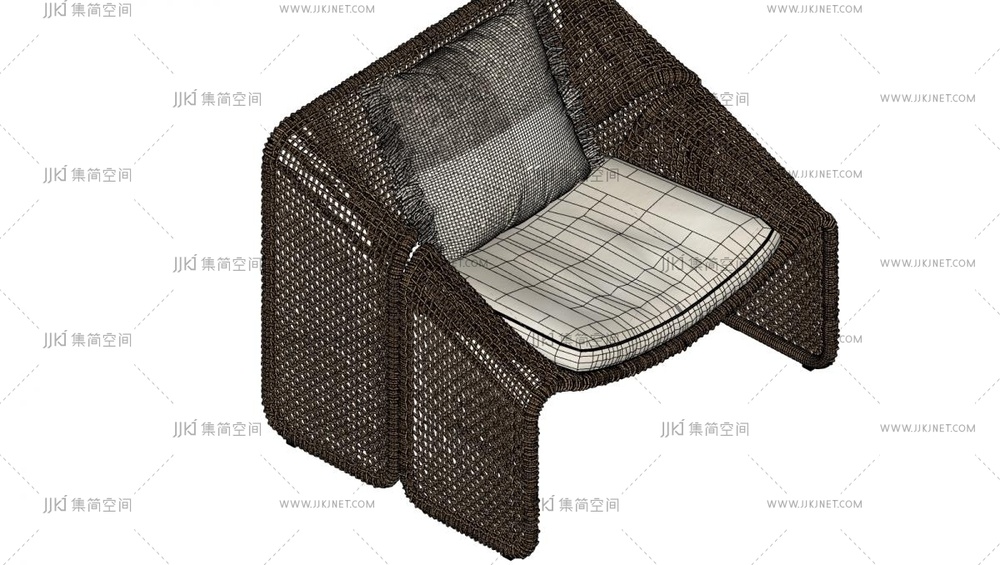  意式轻奢户外沙发 