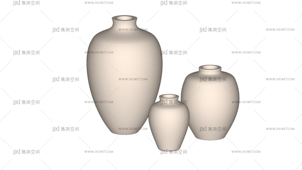 现代侘寂罐子_陶罐