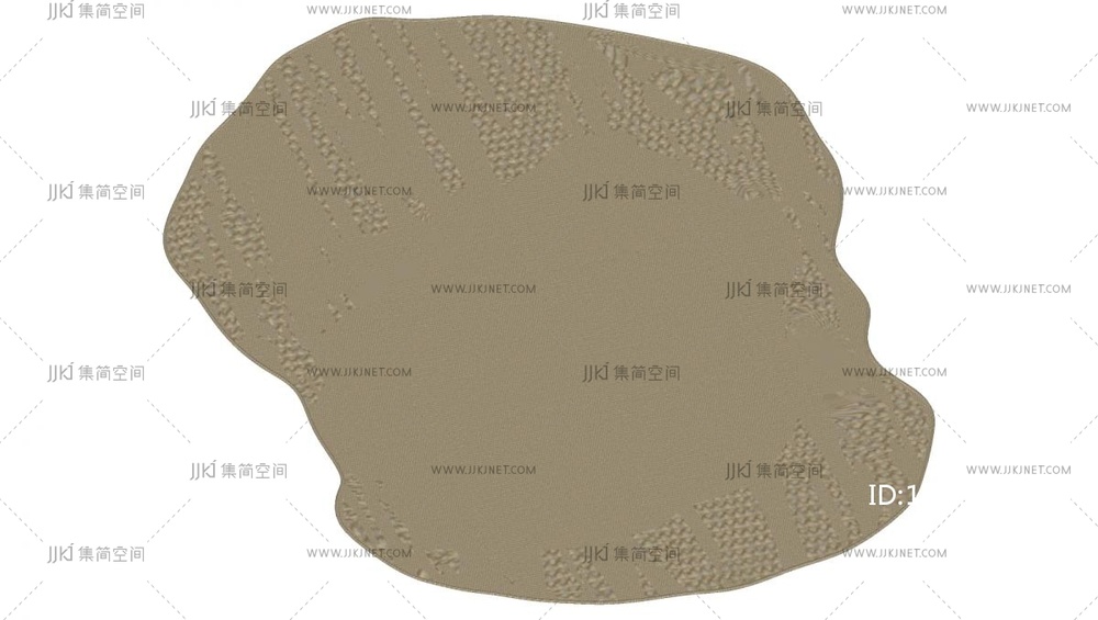  奶油复古地毯_ 