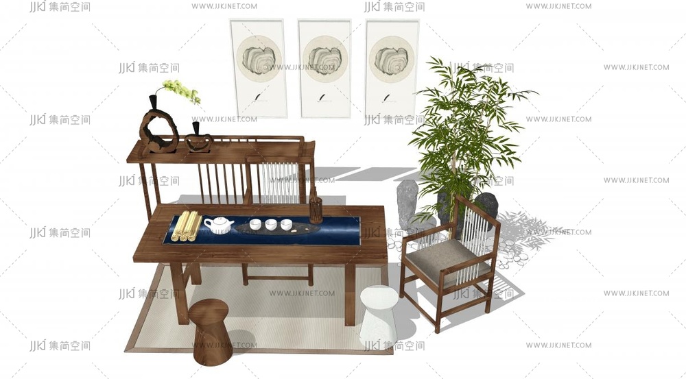 茶桌椅组合 桌椅 椅子 