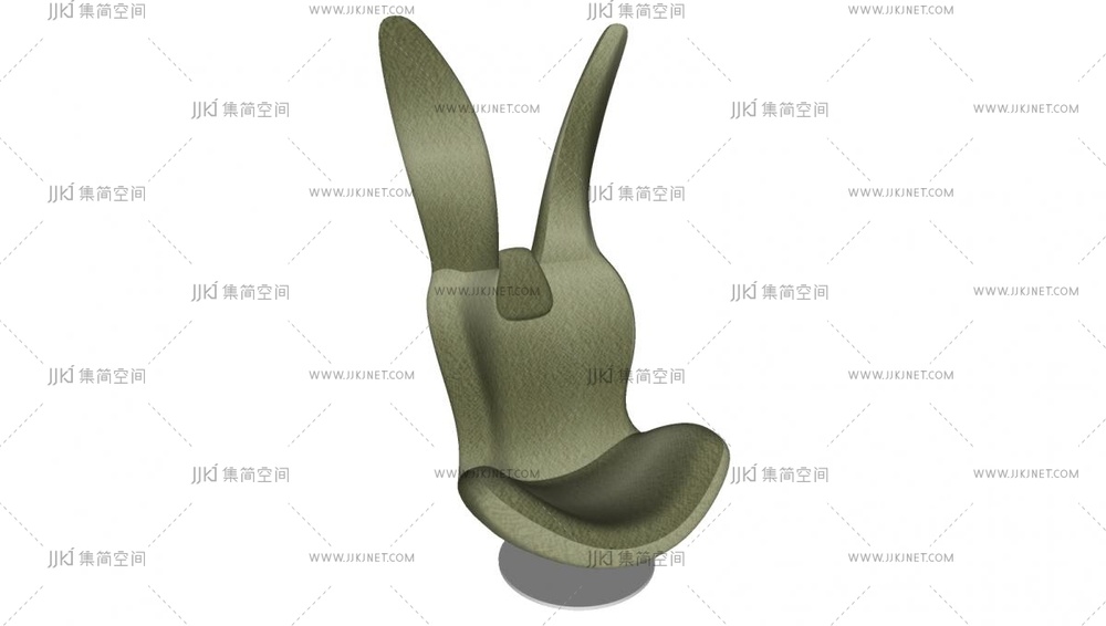 04-新中式懒人沙发_新中式莲花凳子_新中式懒人沙发佛教su模型