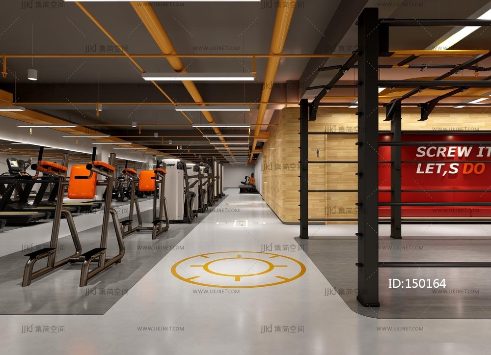 现代 工业  健身，健身房，哑铃