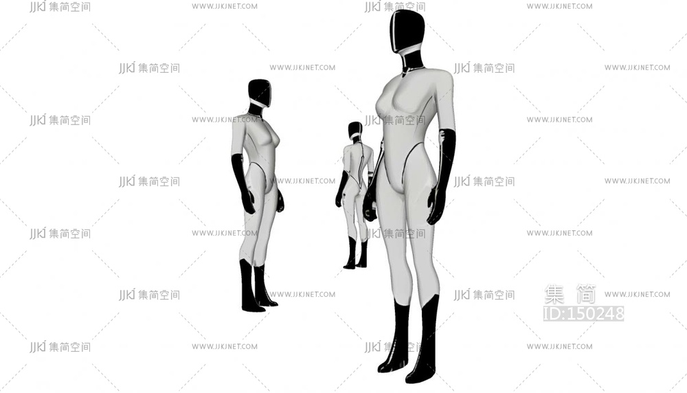 10虚拟人物_现代_机器人su模型6