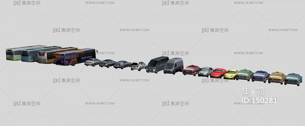 超少面出租车机场巴士汽车模型