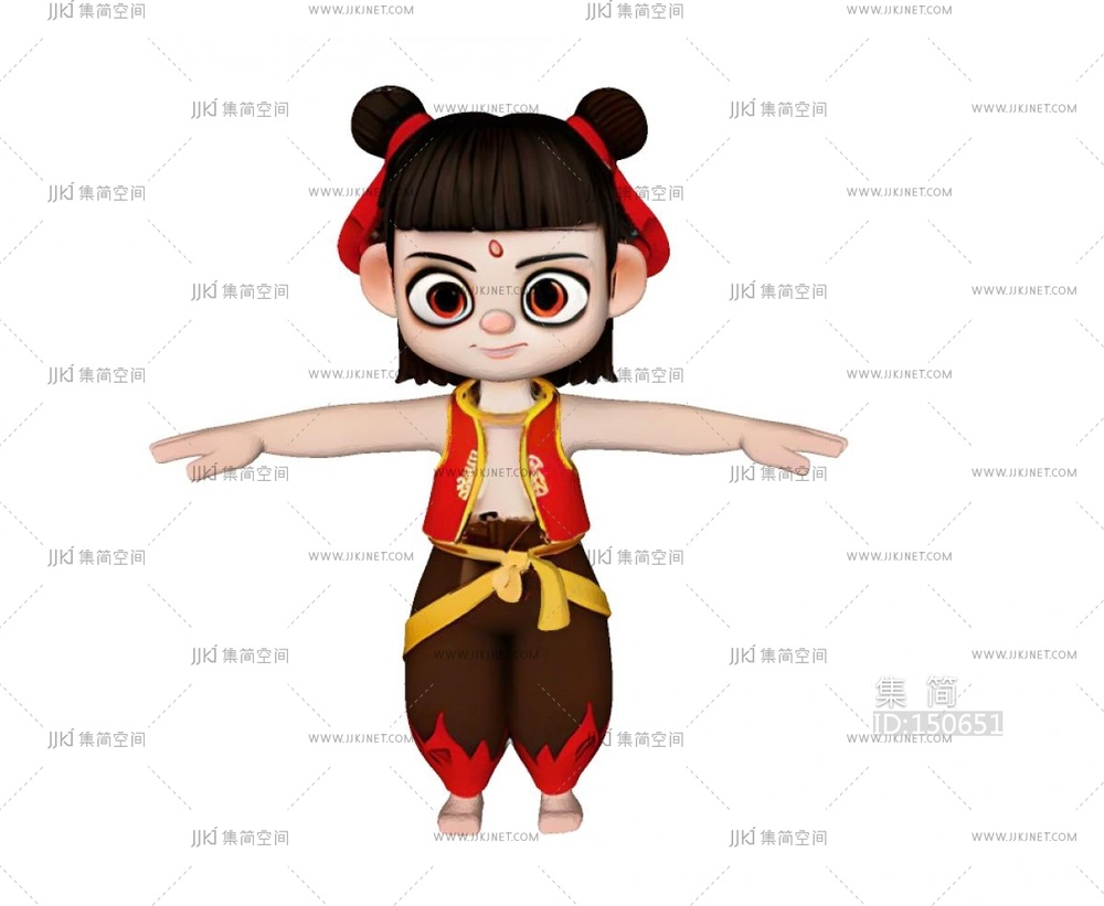 卡通人物，哪吒