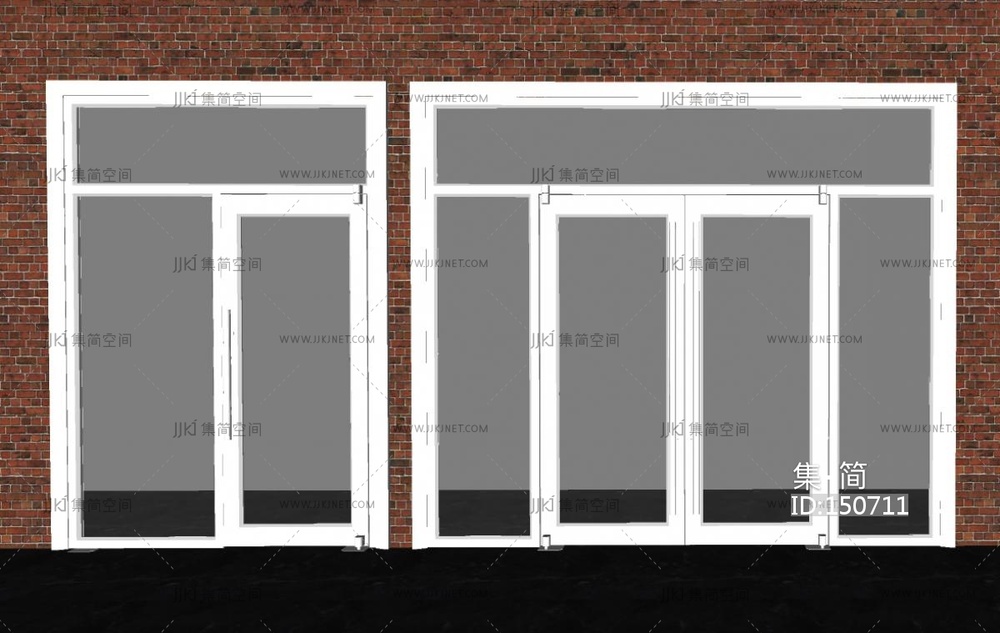 门_肯德基门铝合金门