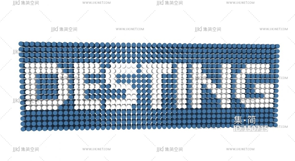 现代挂件_创意打卡背景墙