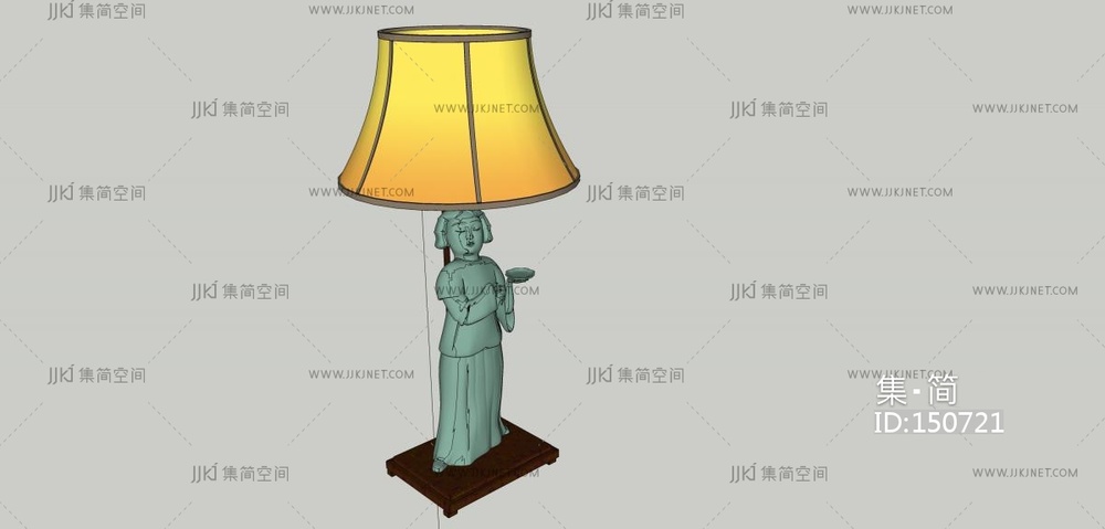 仕女台灯