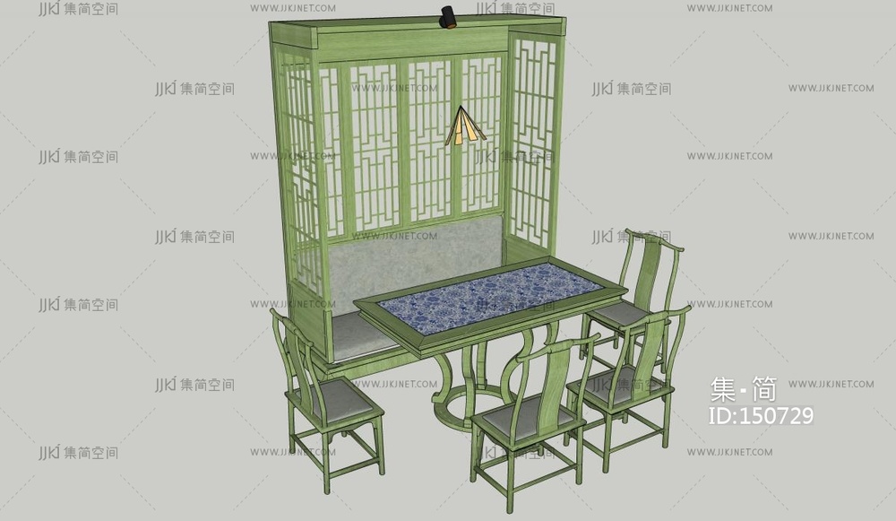 高背卡座家具组合