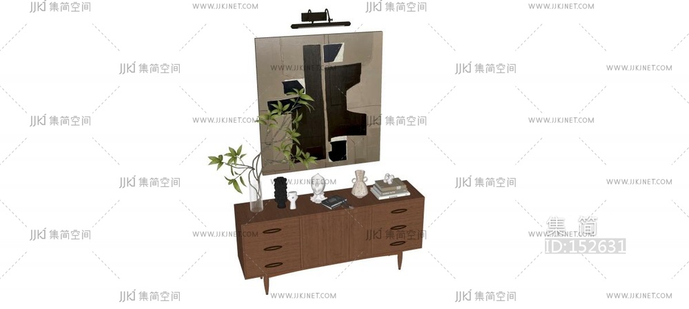 中古风装饰边柜4