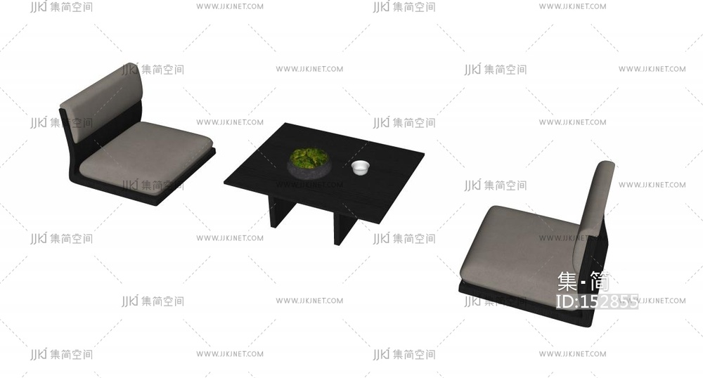 中古风小茶台座椅组合