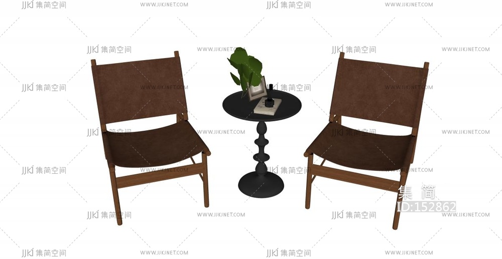 中古风单椅茶几组合