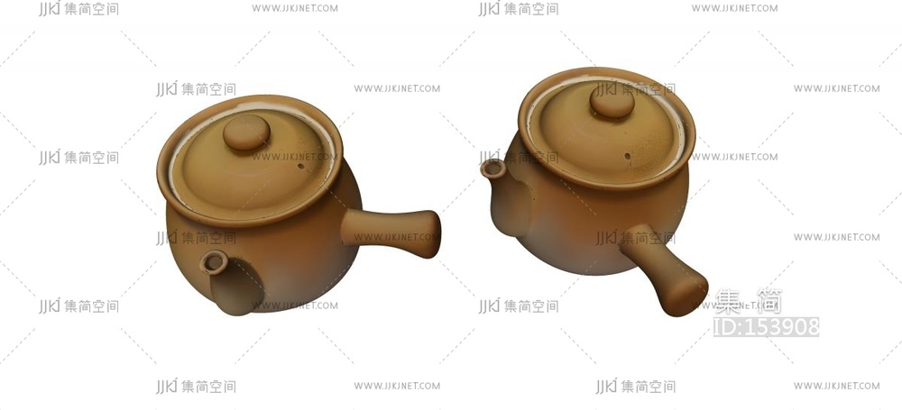 焖灌砂锅 su草图模型