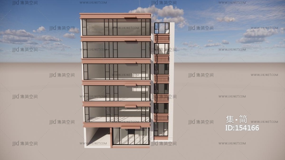 房子建筑 su草图模型