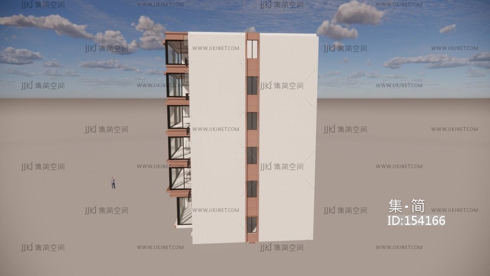 房子建筑 su草图模型