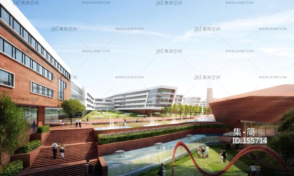 中学模型 su草图模型