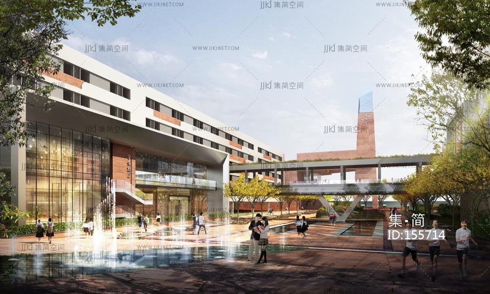 中学模型 su草图模型