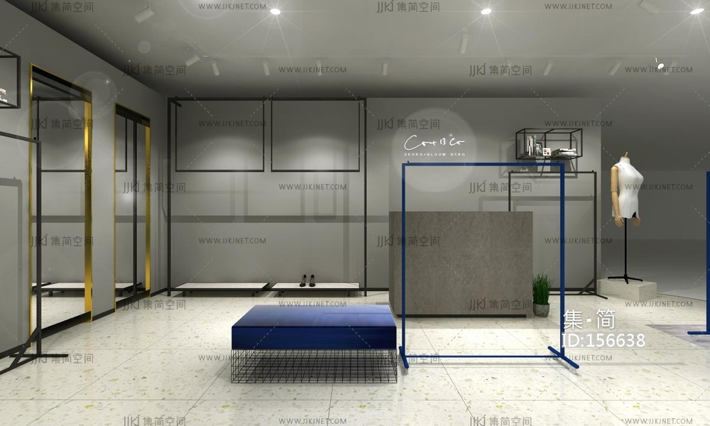 扬州服装店3D模型