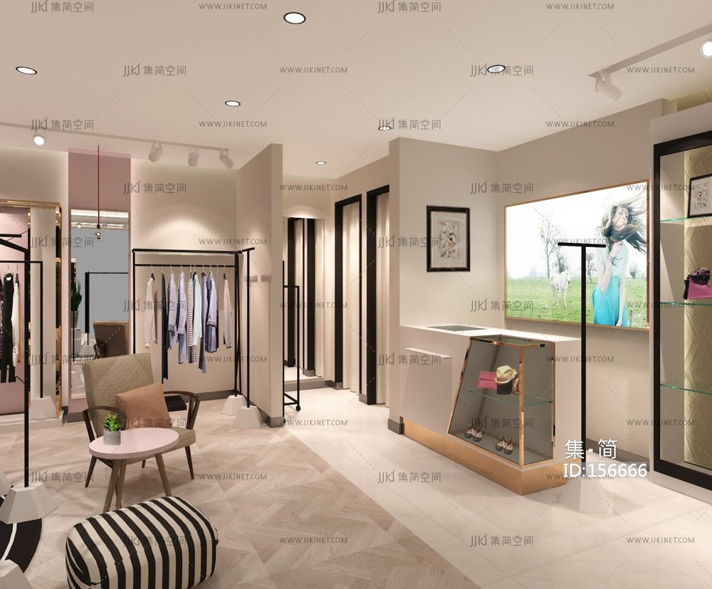 服装店3D模型
