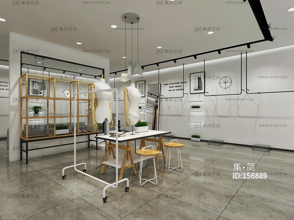 服装店3d模型 