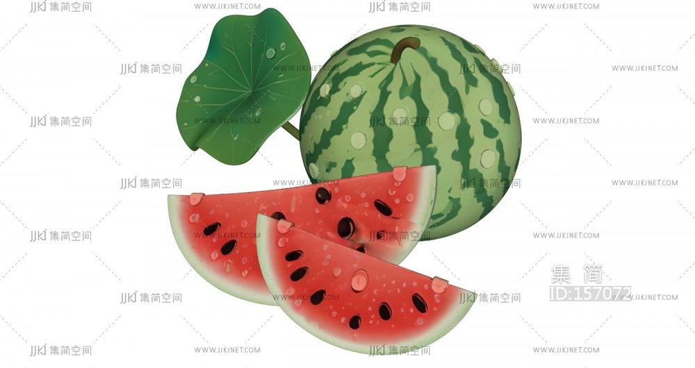 香甜可口的西瓜