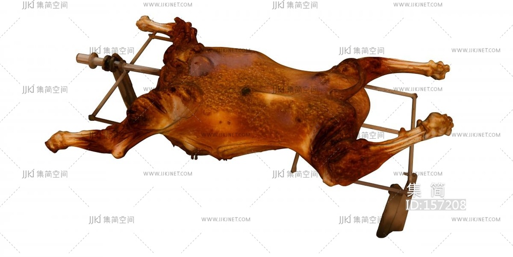 烤全羊 su草图模型