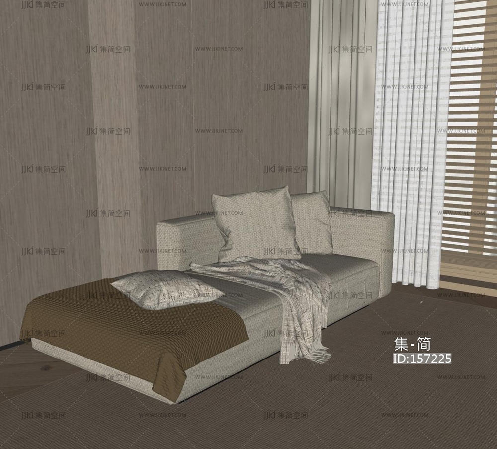 贵妃椅_沙发SU模型