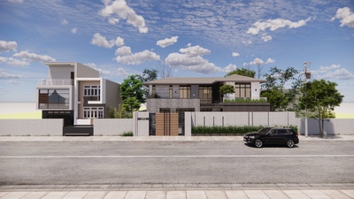 现代风格独栋别墅