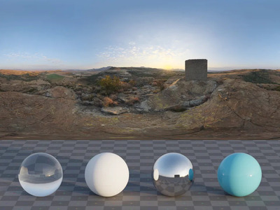 黄昏天空落日8k-16k高清hdr贴图