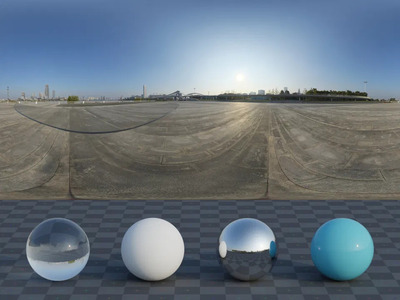 户外广场hdr贴图8k-16k高清贴图