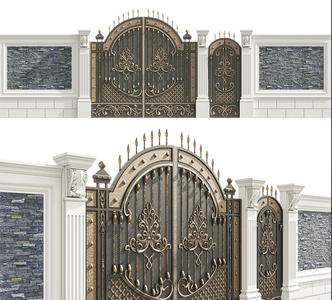  现代简欧双开门 