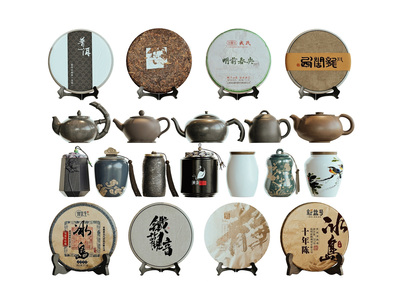17-茶具_茶壶_茶杯_茶盘_茶具_茶叶3D模型