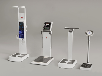03-医疗器材_现代医疗器材_体重仪_体侧仪_身高测量器3D模型