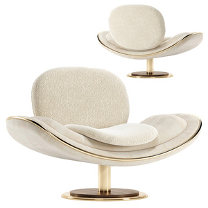 12-Mezzo现代休闲椅，办公椅蛋壳椅3D模型3d模型下载