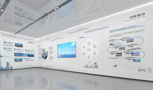 15-现代科技展厅SU模型